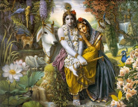 Радха и кришна мурти