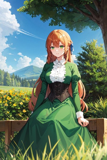 Аниме девушка красивая