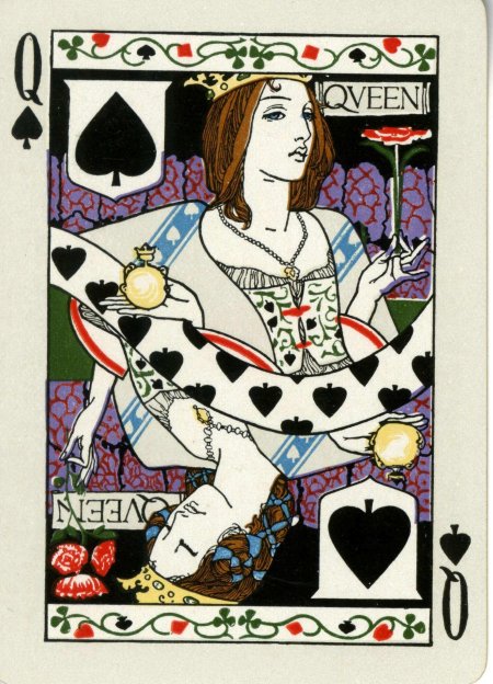 Карта дама пик