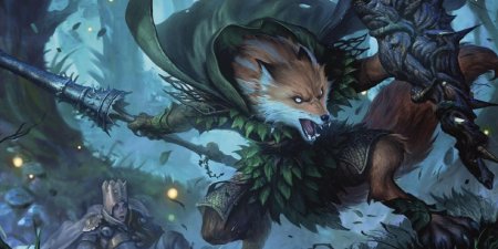 Эльф друид арт