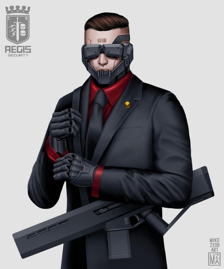 Телохранитель cyberpunk