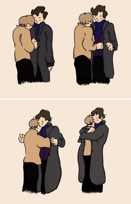 Шерлок и джон арты