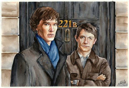 Шерлок холмс и доктор ватсон арт