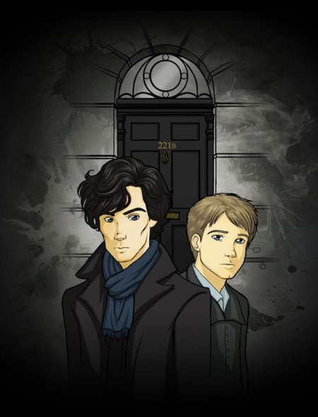 Шерлок холмс и доктор ватсон аниме
