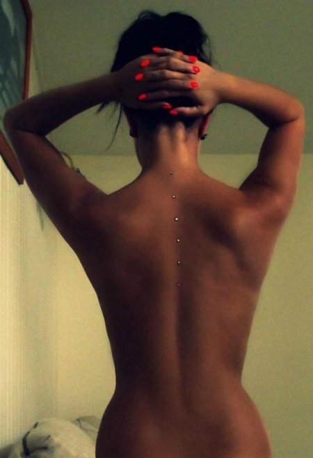 Девушки спиной