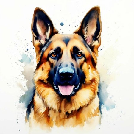 Немецкая овчарка мухтар арт