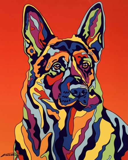 Поп арт животные