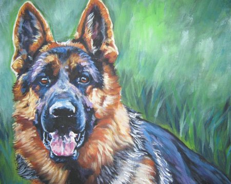 Немецкая овчарка мухтар арт