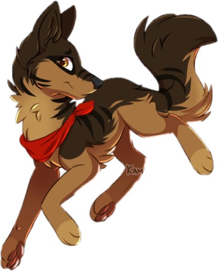 Аниме собака