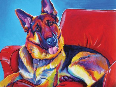 Собаки в современной живописи