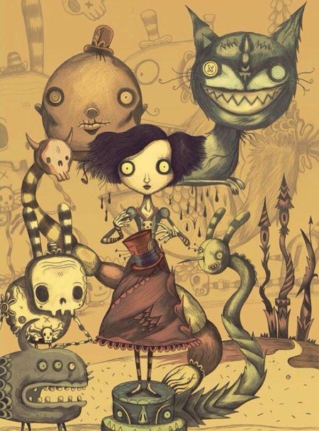 Тим бёртон алиса в стране чудес