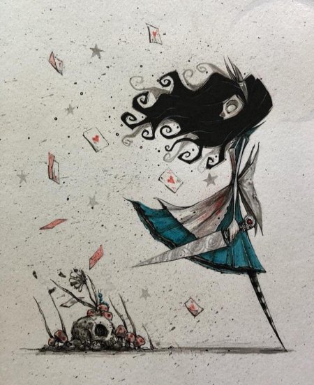 Тим бёртон алиса в стране чудес