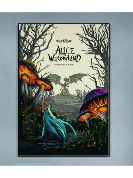 Постер алиса в стране чудес