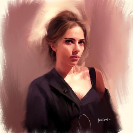 Скарлетт йоханссон арт