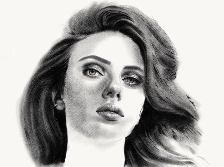 Скарлетт йоханссон портрет