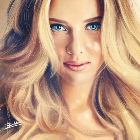 Скарлетт йоханссон портрет