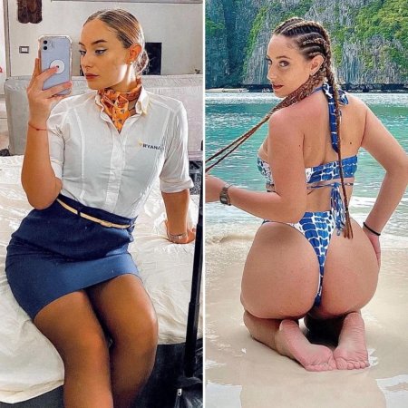 Сексуальная стюардесса