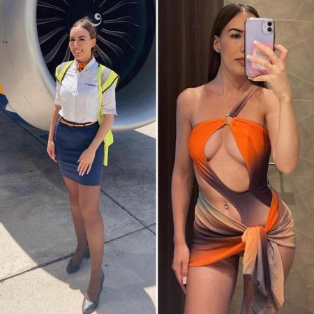 Красивые голые стюардессы