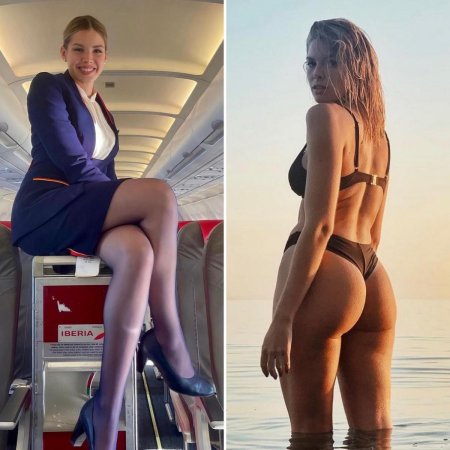 Стюардесса ягодицы