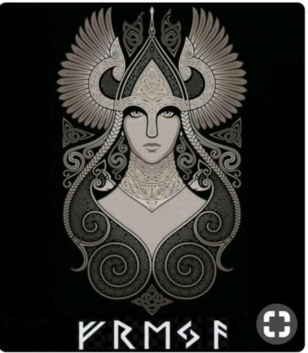 Богиня фрейя тату эскиз