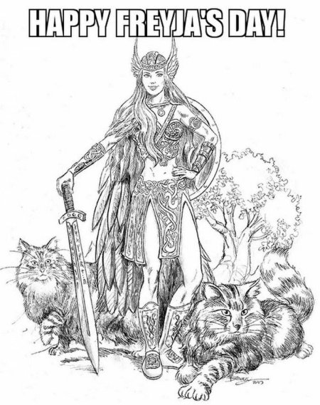 Богиня фрейя скандинавия