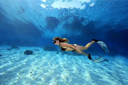 Фридайвинг девушки