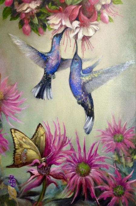 Картина колибри