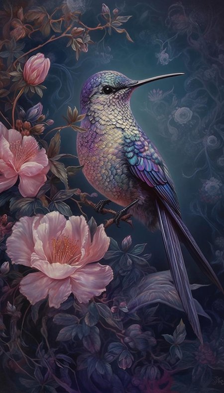 Красивая птица