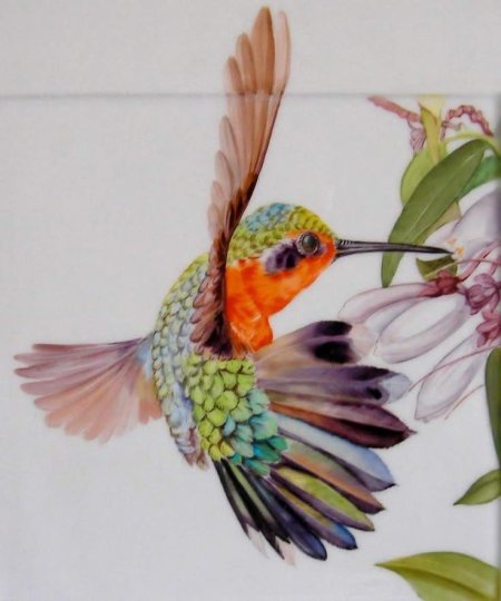 Экзотические птицы живопись