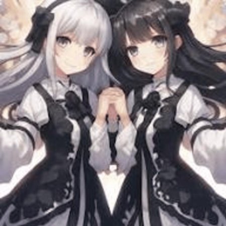 Аниме две девушки