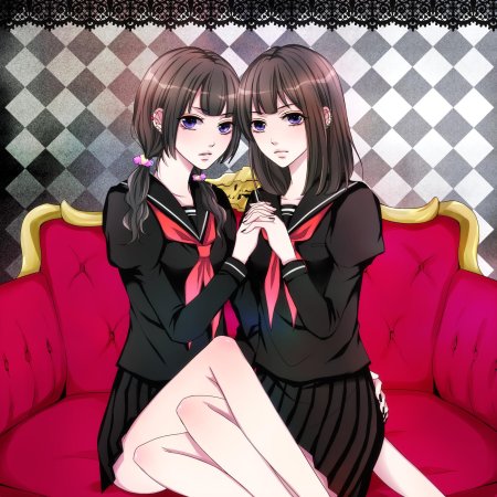 Аниме персонажи близняшки