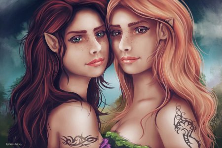 Эльфийские принцессы близняшки