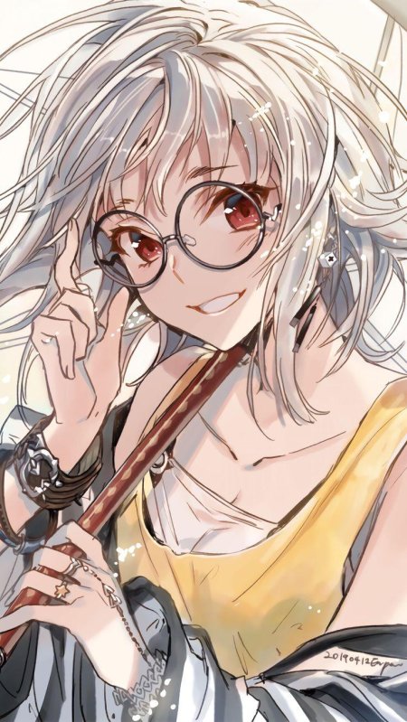 Аниме девушка ученый