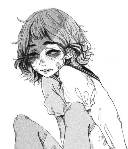 Депрессивный стиль рисования