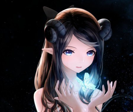 Аниме девушка красивая