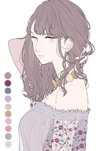 Манга девушка