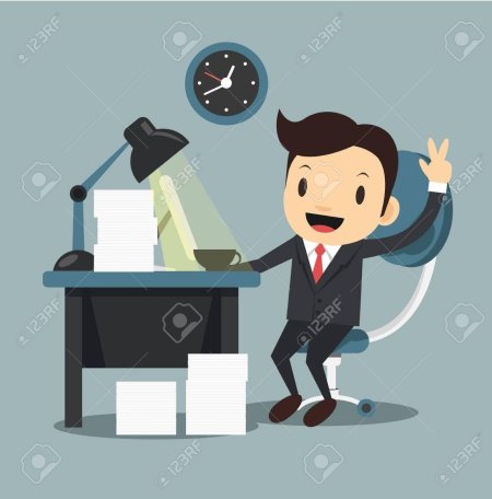 Офисный работник арт