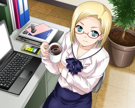 Секретарша аниме