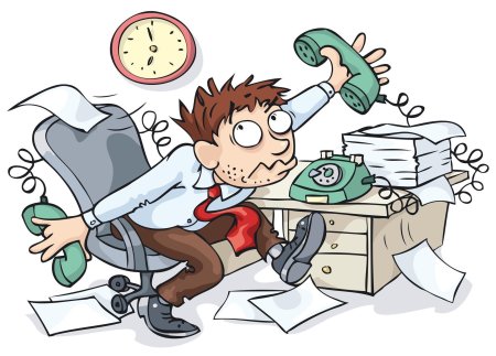 Уставший работник