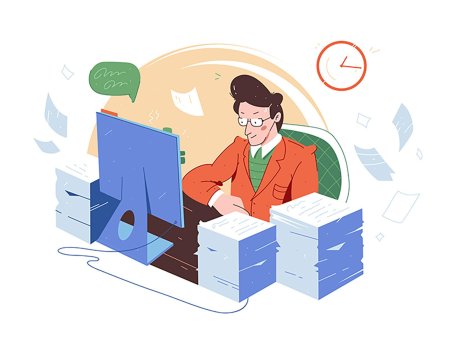 Работник рисунок