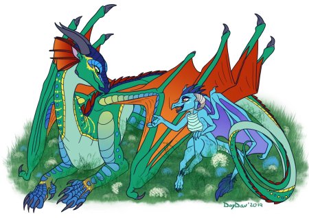 Драконья сага арт драконята