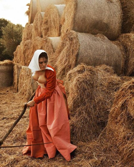 Девушка крестьянка