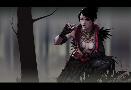 Морриган dragon age арт