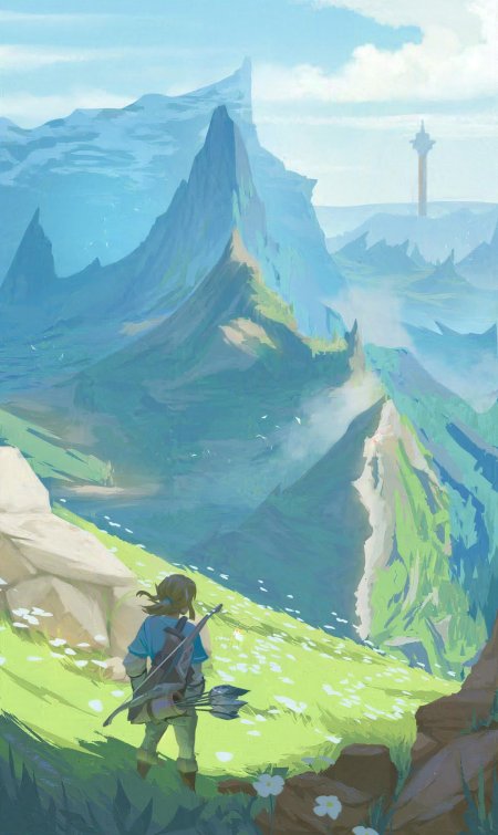 The legend of zelda breath wild art