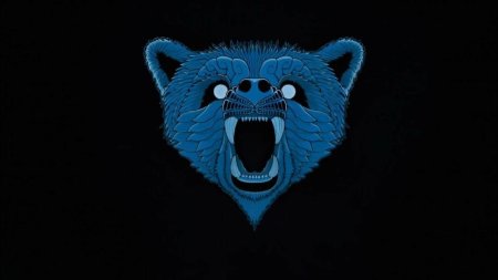 Медведь минимализм