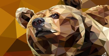 Полигональный медведь