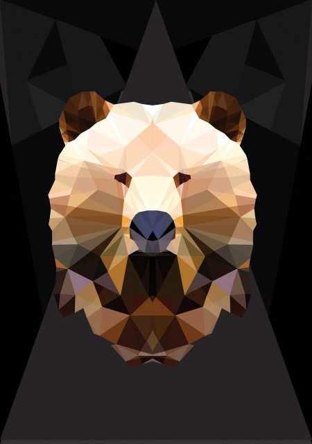 Геометрический медведь