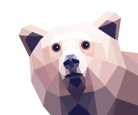 Геометрический медведь