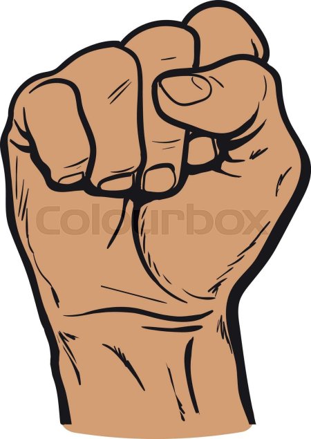 Кулак рисунок для детей