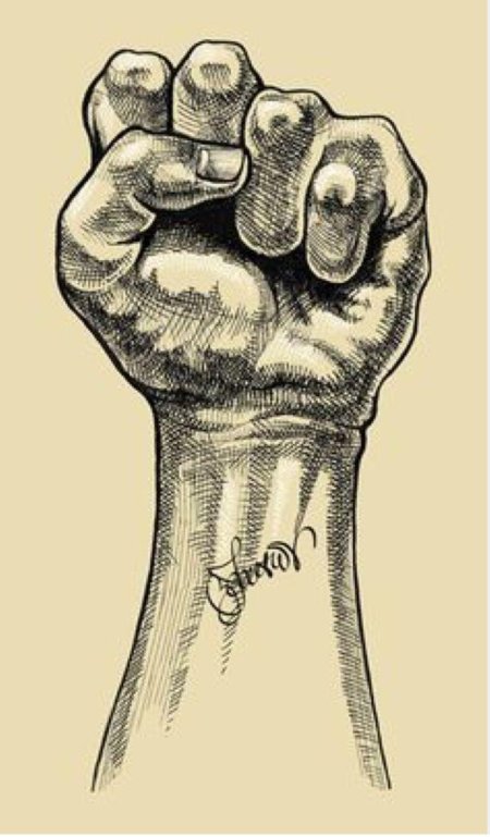 Рисунок кулак